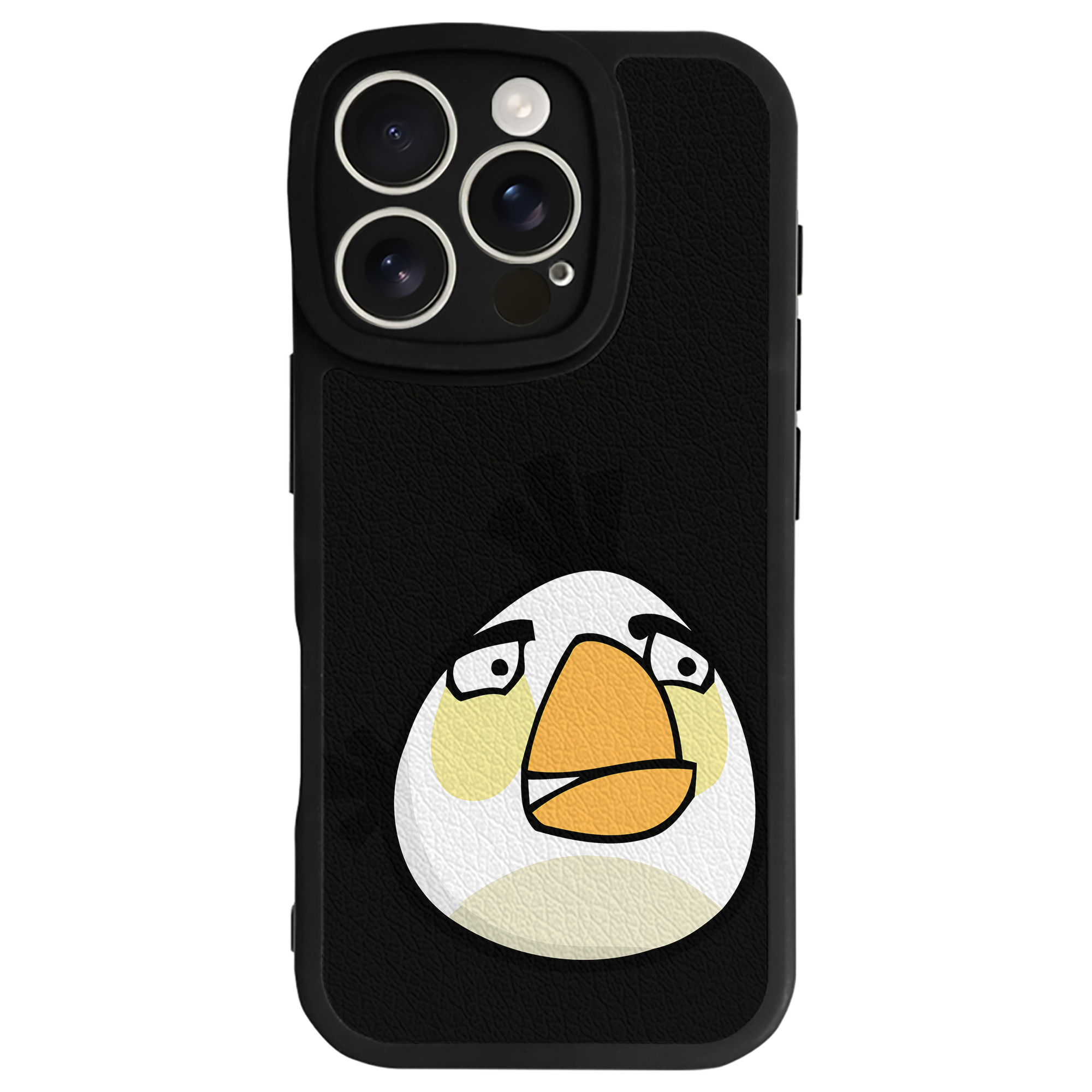 （画像用） Angry Birds アングリーバード 【iPhone 16シリーズ対応】シリコンスマホケース（レザー調） 材質：シリコン